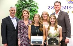 Evan Pipkin and Victoria Walters receive Outstanding Finance Student Award